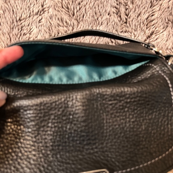 Coach Pebble Leather Large Wristlet - Picture 12 of 14